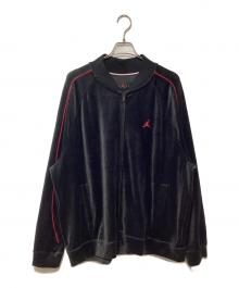 JORDAN（ジョーダン）の古着「ベロア トラックジャケット」｜ブラック