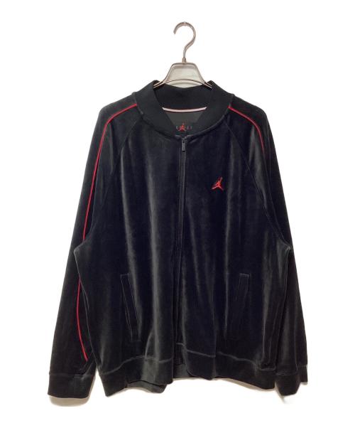 JORDAN（ジョーダン）JORDAN (ジョーダン) ベロア トラックジャケット ブラック サイズ:XXLの古着・服飾アイテム