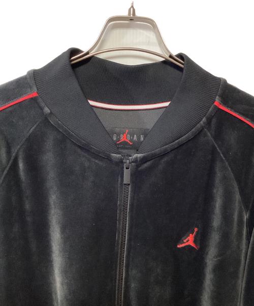 JORDAN（ジョーダン）JORDAN (ジョーダン) ベロア トラックジャケット ブラック サイズ:XXLの古着・服飾アイテム