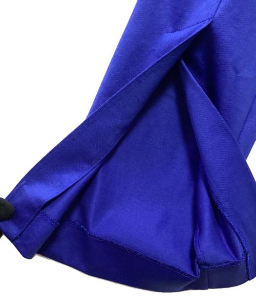 CINOH（チノ）CINOH (チノ) センターベンツストレッチパンツ ブルー サイズ:36 未使用品の古着・服飾アイテム