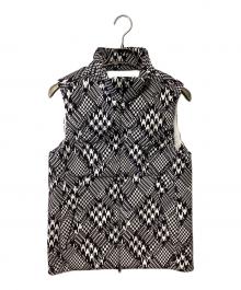 PEARLY GATES（パーリーゲイツ）の古着「中綿ベスト」｜ブラック×ホワイト