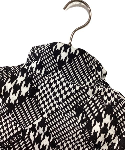 PEARLY GATES（パーリーゲイツ）PEARLY GATES (パーリーゲイツ) 中綿ベスト ブラック×ホワイト サイズ:4の古着・服飾アイテム