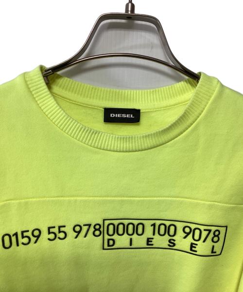 DIESEL（ディーゼル）DIESEL (ディーゼル) スウェット イエロー サイズ:記載なしの古着・服飾アイテム