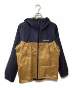 mont-bellモンベル）の古着「サンダーパス ナイロンジャケット」｜ブラック×ブラウン