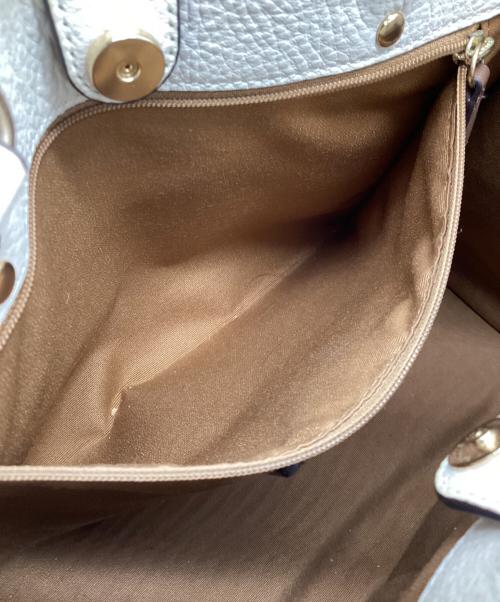 COACH（コーチ）COACH (コーチ) ハンドバッグ クリームの古着・服飾アイテム