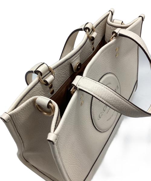 COACH（コーチ）COACH (コーチ) ハンドバッグ クリームの古着・服飾アイテム