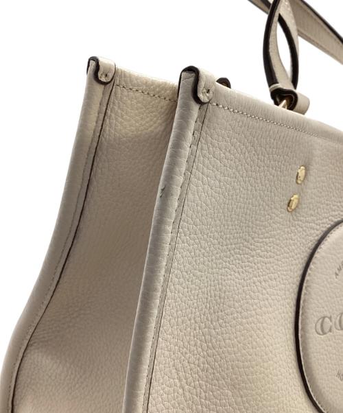 COACH（コーチ）COACH (コーチ) ハンドバッグ クリームの古着・服飾アイテム