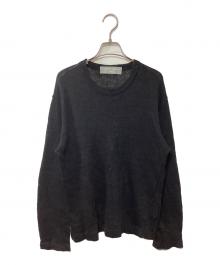 COMME des GARCONS HOMME（コムデギャルソン オム）の古着「薄手ニット」｜ブラック