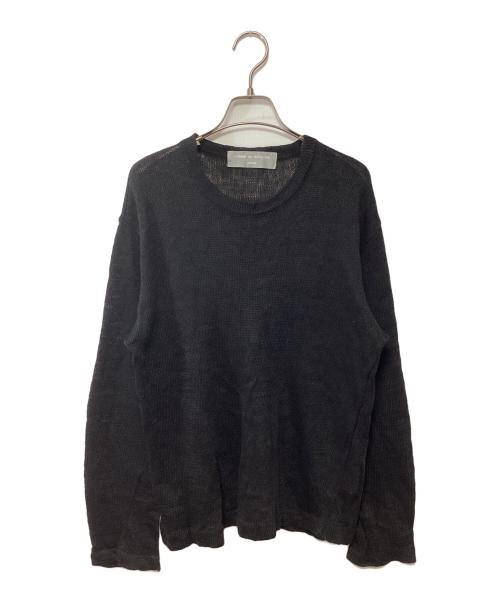 COMME des GARCONS HOMME（コムデギャルソン オム）COMME des GARCONS HOMME (コムデギャルソン オム) 薄手ニット ブラック サイズ:記載無しの古着・服飾アイテム