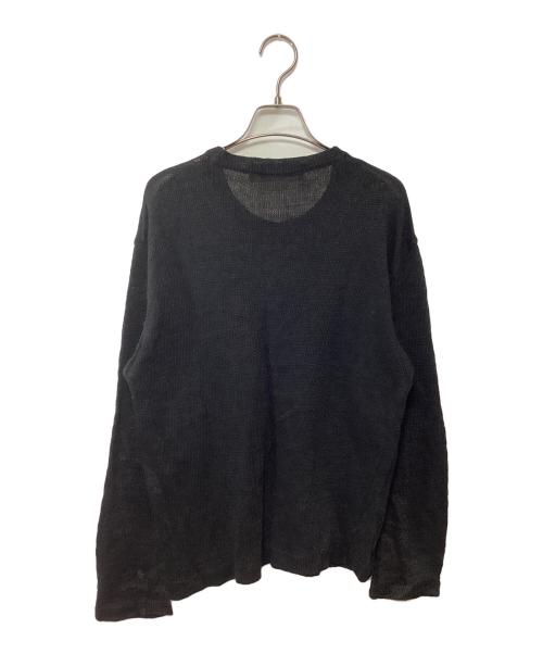 COMME des GARCONS HOMME（コムデギャルソン オム）COMME des GARCONS HOMME (コムデギャルソン オム) 薄手ニット ブラック サイズ:記載無しの古着・服飾アイテム