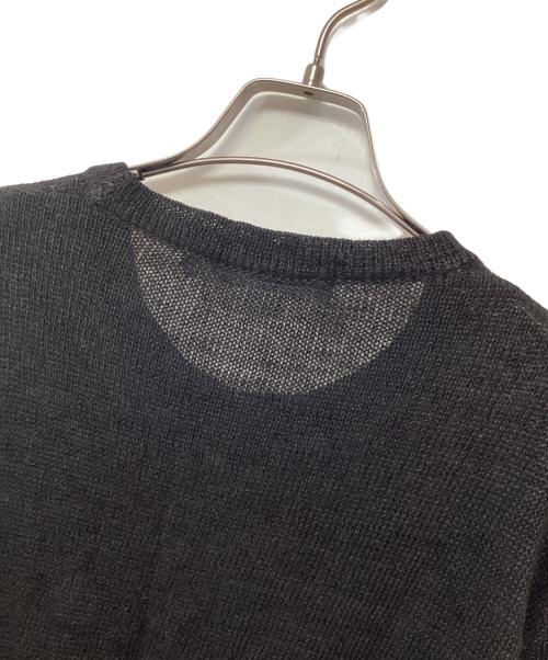 COMME des GARCONS HOMME（コムデギャルソン オム）COMME des GARCONS HOMME (コムデギャルソン オム) 薄手ニット ブラック サイズ:記載無しの古着・服飾アイテム