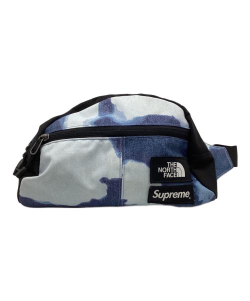 THE NORTH FACE（ザ ノース フェイス）THE NORTH FACE (ザ ノース フェイス) SUPREME (シュプリーム) ウエストバッグ ブルー×ブラックの古着・服飾アイテム