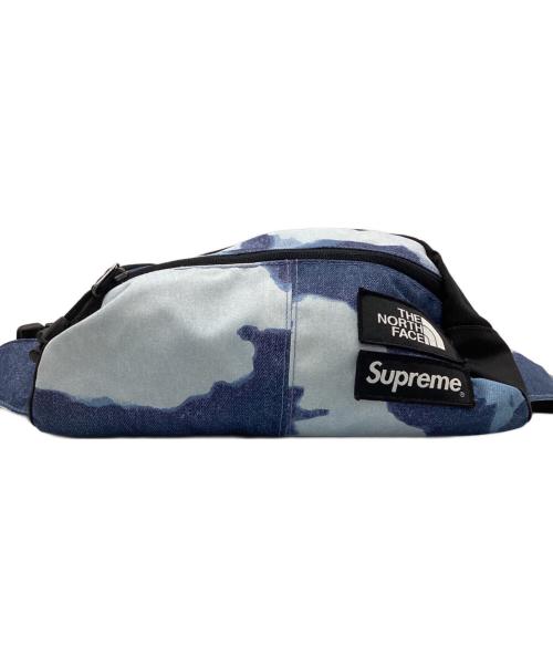 THE NORTH FACE（ザ ノース フェイス）THE NORTH FACE (ザ ノース フェイス) SUPREME (シュプリーム) ウエストバッグ ブルー×ブラックの古着・服飾アイテム