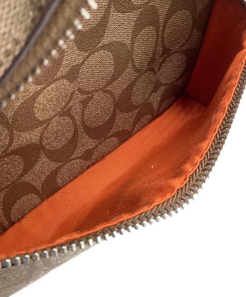 COACH（コーチ）COACH (コーチ) リュック ベージュ×オレンジの古着・服飾アイテム