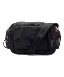 BALLY（バリー）の古着「ナイロンショルダーバッグ」｜ブラック