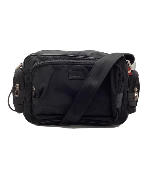 BALLY（バリー）BALLY (バリー) ナイロンショルダーバッグ ブラックの古着・服飾アイテム