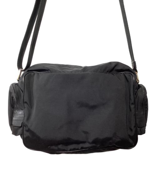 BALLY（バリー）BALLY (バリー) ナイロンショルダーバッグ ブラックの古着・服飾アイテム