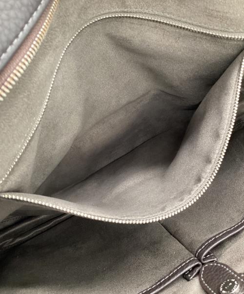 PELLE MORBIDA（ペッレモルビダ）PELLE MORBIDA (ペッレモルビダ) ブリーフケース ブラウン×ブラックの古着・服飾アイテム