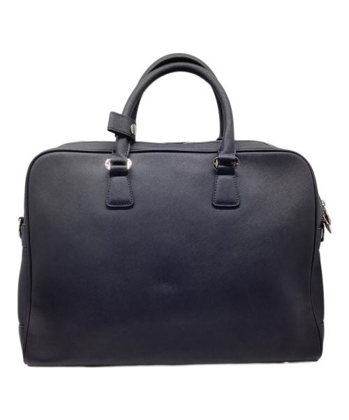 J.PRESS（ジェイプレス）J.PRESS (ジェイプレス) 2WAYブリーフケース ネイビーの古着・服飾アイテム