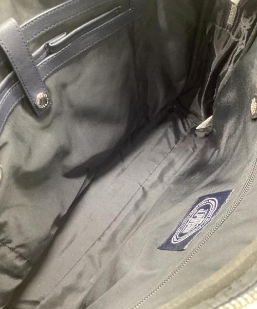 J.PRESS（ジェイプレス）J.PRESS (ジェイプレス) 2WAYブリーフケース ネイビーの古着・服飾アイテム