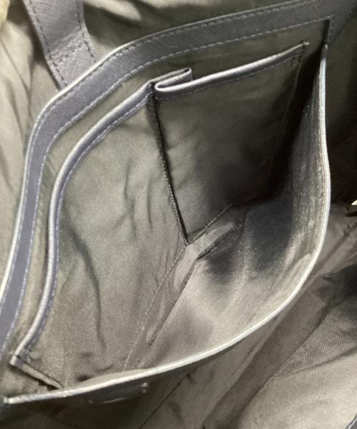 J.PRESS（ジェイプレス）J.PRESS (ジェイプレス) 2WAYブリーフケース ネイビーの古着・服飾アイテム