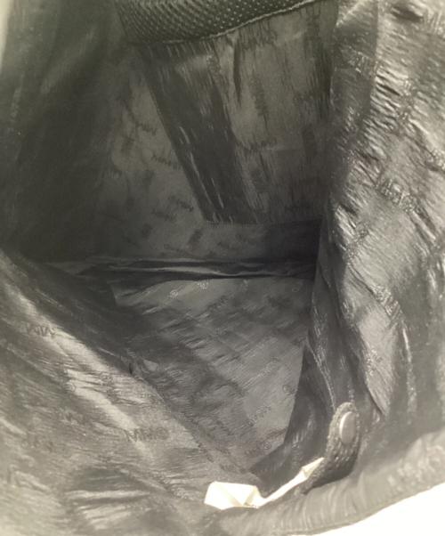 MM6 Maison Margiela（エムエムシックスメゾンマルジェラ）MM6 Maison Margiela (エムエムシックスメゾンマルジェラ) トライアングルトートバッグ ブラックの古着・服飾アイテム