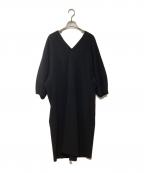 1er Arrondissementプルミエ アロンディスモン）の古着「長袖ワンピース」｜ブラック