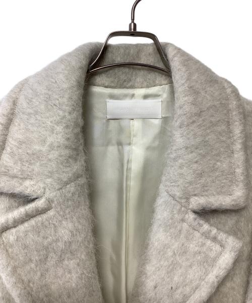 Adam et Rope（アダム エ ロペ）Adam et Rope (アダム エ ロペ) ウェーブシャギーミドルコート ベージュ サイズ:Fの古着・服飾アイテム