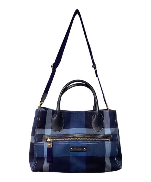 BLUE LABEL CRESTBRIDGE（ブルーレーベルクレストブリッジ）BLUE LABEL CRESTBRIDGE (ブルーレーベルクレストブリッジ) ショルダーバッグ ブルーの古着・服飾アイテム