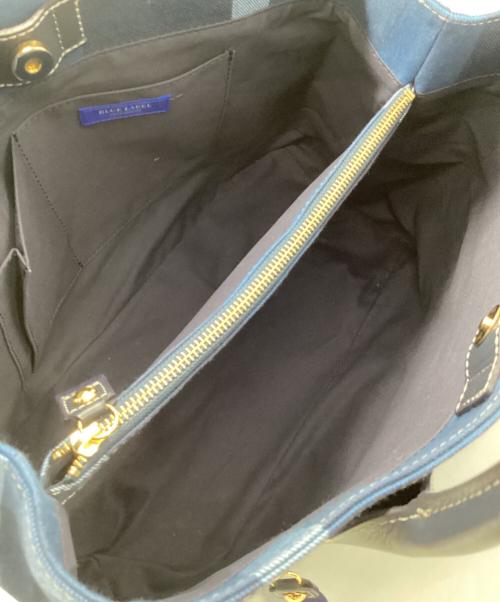 BLUE LABEL CRESTBRIDGE（ブルーレーベルクレストブリッジ）BLUE LABEL CRESTBRIDGE (ブルーレーベルクレストブリッジ) ショルダーバッグ ブルーの古着・服飾アイテム