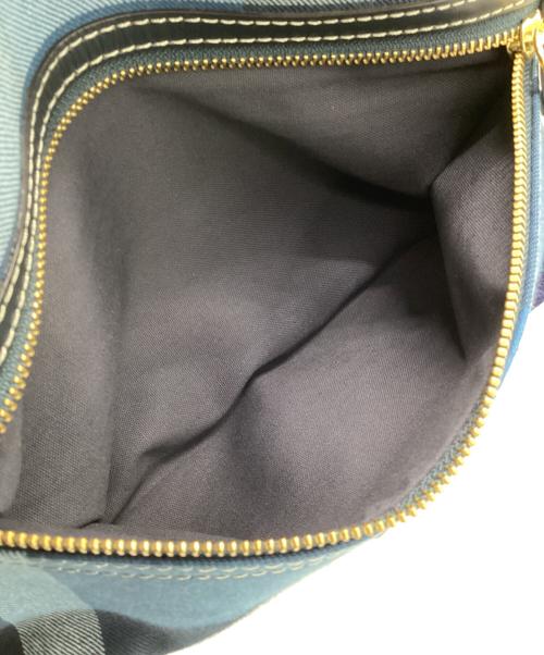 BLUE LABEL CRESTBRIDGE（ブルーレーベルクレストブリッジ）BLUE LABEL CRESTBRIDGE (ブルーレーベルクレストブリッジ) ショルダーバッグ ブルーの古着・服飾アイテム