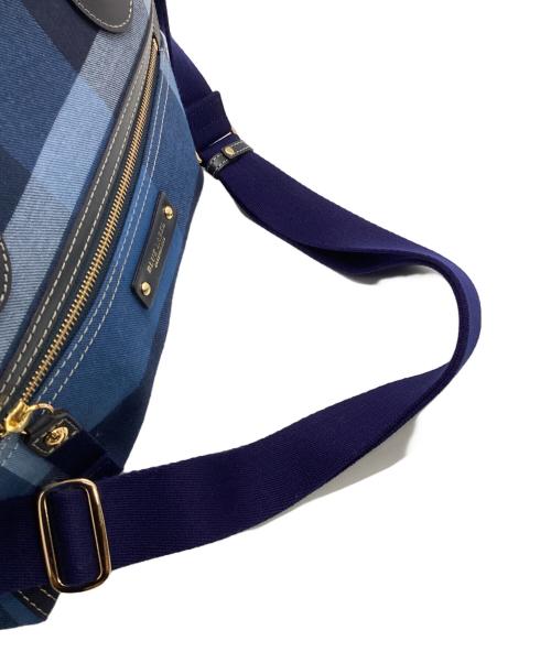 BLUE LABEL CRESTBRIDGE（ブルーレーベルクレストブリッジ）BLUE LABEL CRESTBRIDGE (ブルーレーベルクレストブリッジ) ショルダーバッグ ブルーの古着・服飾アイテム