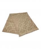 COACHコーチ）の古着「大判ストール」｜ベージュ