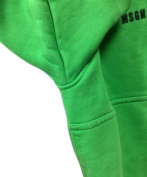 MSGM（エムエスジーエム）MSGM (エムエスジーエム) パーカー ブラック×グリーン サイズ:Sの古着・服飾アイテム