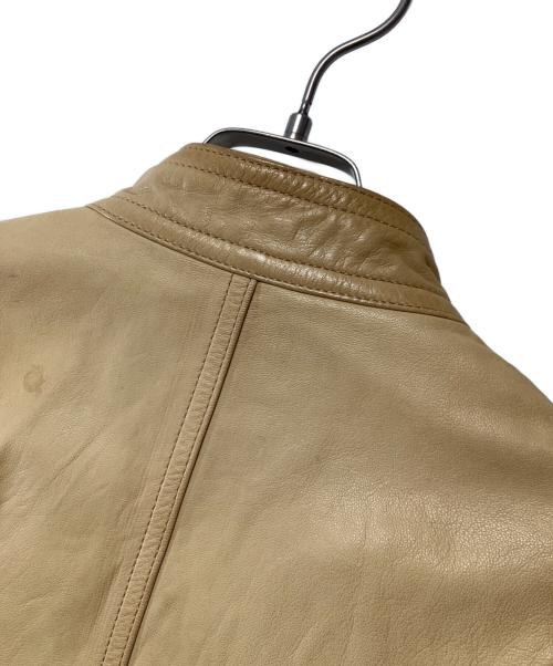 AVIREX LTD（アヴィレックス）AVIREX LTD (アヴィレックス) レザージャケット ベージュ サイズ:Sの古着・服飾アイテム