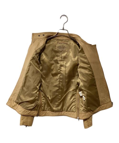 AVIREX LTD（アヴィレックス）AVIREX LTD (アヴィレックス) レザージャケット ベージュ サイズ:Sの古着・服飾アイテム