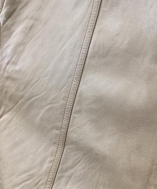 AVIREX LTD（アヴィレックス）AVIREX LTD (アヴィレックス) レザージャケット ベージュ サイズ:Sの古着・服飾アイテム