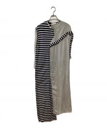 J.W.ANDERSON（ジェイダブリューアンダーソン）の古着「ノースリーブワンピース」｜ホワイト×ブルー