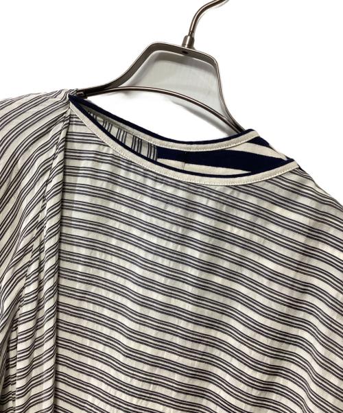 J.W.ANDERSON（ジェイダブリューアンダーソン）J.W.ANDERSON (ジェイダブリューアンダーソン) ノースリーブワンピース ホワイト×ブルー サイズ:EU36の古着・服飾アイテム