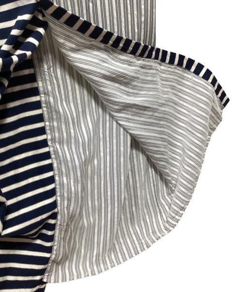 J.W.ANDERSON（ジェイダブリューアンダーソン）J.W.ANDERSON (ジェイダブリューアンダーソン) ノースリーブワンピース ホワイト×ブルー サイズ:EU36の古着・服飾アイテム