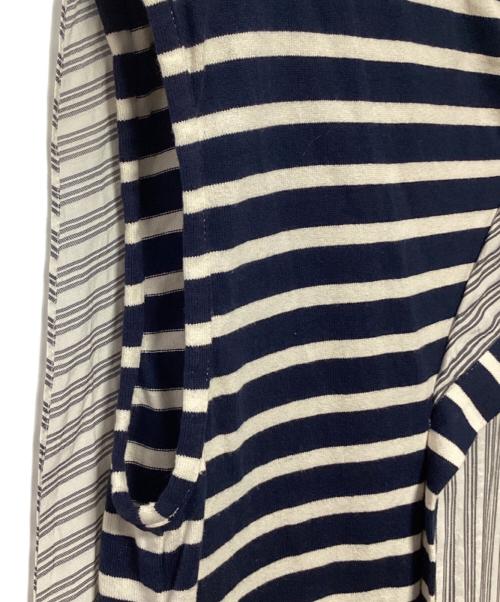 J.W.ANDERSON（ジェイダブリューアンダーソン）J.W.ANDERSON (ジェイダブリューアンダーソン) ノースリーブワンピース ホワイト×ブルー サイズ:EU36の古着・服飾アイテム