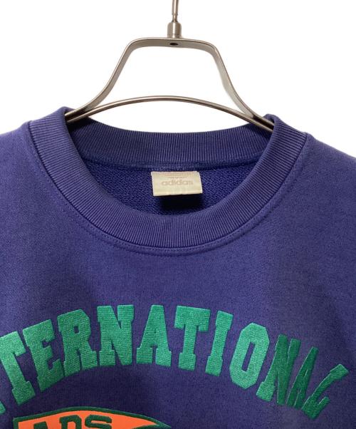 adidas（アディダス）adidas (アディダス) スウェット ブルー サイズ:M-Lの古着・服飾アイテム