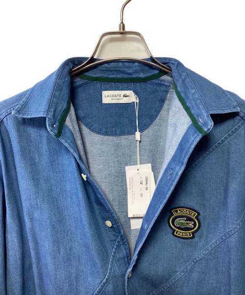 LACOSTE（ラコステ）LACOSTE (ラコステ) 長袖シャツ インディゴ サイズ:39の古着・服飾アイテム