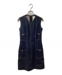 中古・古着通販】CHANEL (シャネル) ツイードノースリーブワンピース