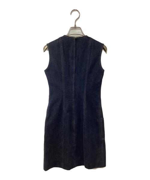 CHANEL（シャネル）CHANEL (シャネル) ノースリーブ・キャミソールワンピース インディゴ サイズ:36の古着・服飾アイテム