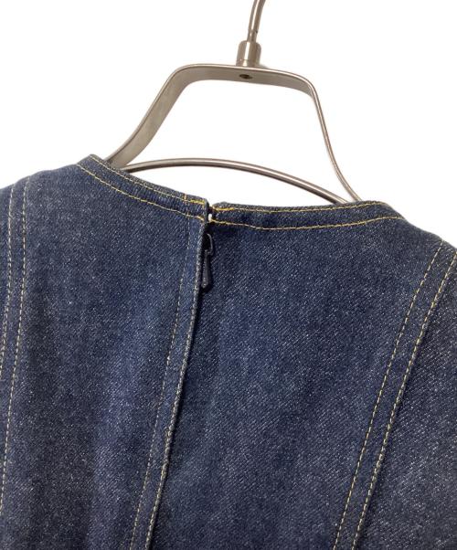 CHANEL（シャネル）CHANEL (シャネル) ノースリーブ・キャミソールワンピース インディゴ サイズ:36の古着・服飾アイテム