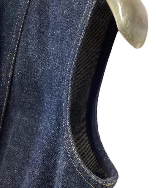 CHANEL（シャネル）CHANEL (シャネル) ノースリーブ・キャミソールワンピース インディゴ サイズ:36の古着・服飾アイテム