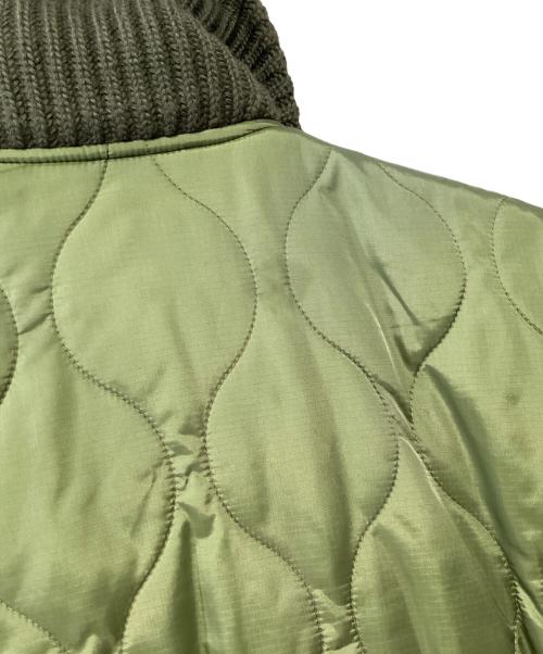 ALPHA INDUSTRIES（アルファインダストリーズ）ALPHA INDUSTRIES (アルファインダストリーズ) キルティングジャケット グリーン サイズ:LARGEの古着・服飾アイテム