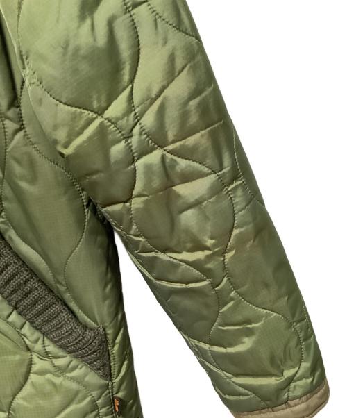 ALPHA INDUSTRIES（アルファインダストリーズ）ALPHA INDUSTRIES (アルファインダストリーズ) キルティングジャケット グリーン サイズ:LARGEの古着・服飾アイテム