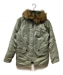 ALPHA INDUSTRIES（アルファインダストリーズ）の古着「フライトジャケット」｜黄緑